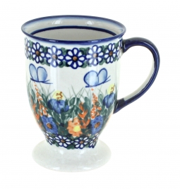 Spring Butterfly Pedestal Mug